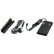Блок питания Ippon SD90U автоматический 90W 15V-19.5V 11-connectors 4.5A 1xUSB 2.1A, LCD индикатор (705053). Блок питания. Ippon