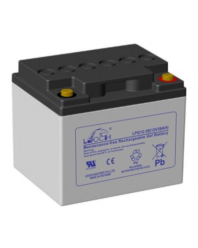 LEOCH LPG 12-38. Аккумулятор герметичный свинцово-кислотный. LEOCH в Челябинске