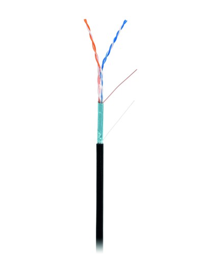 F/UTP 2pair, Cat5, Out, PE (EC-UF002-5-PE-BK). Кабель «витая пара» (LAN) для структурированных систем связи. NETLAN в Челябинске