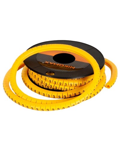 NMC-CMR-D-YL-500 (500шт). Маркер кабельный. NIKOMAX в Челябинске