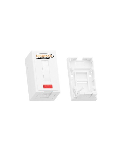 NMC-MB1P-ST-WT. Корпус настенной розетки. NIKOMAX в Челябинске
