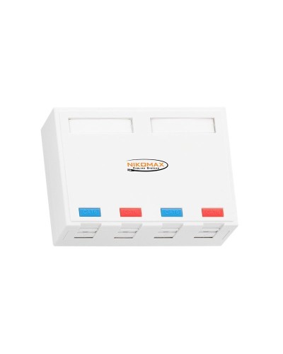 NMC-MB4P-ST-WT. Корпус настенной розетки. NIKOMAX в Челябинске