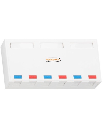 NMC-MB6P-ST-WT. Корпус настенной розетки. NIKOMAX в Челябинске