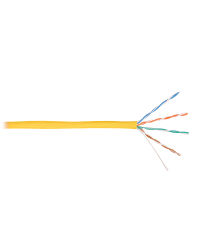 U/UTP 4pair, Cat5e, Solid, In, PVC (NMC 4100A-YL). Кабель «витая пара» (LAN) для структурированных систем связи. NIKOMAX в Челябинске