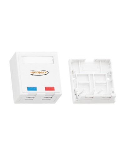 NMC-MB2P-ST-WT. Корпус настенной розетки. NIKOMAX в Челябинске