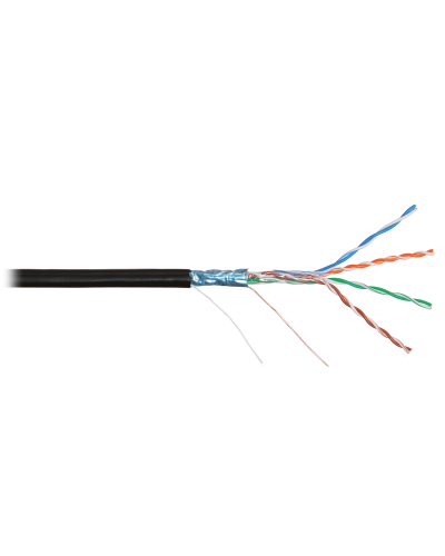 F/UTP 4pair, Cat5e, Solid, In/Out, нг(А)-HF (NMC 4200C-BK). Кабель «витая пара» (LAN) для структурированных систем связи. NIKOMAX в Челябинске
