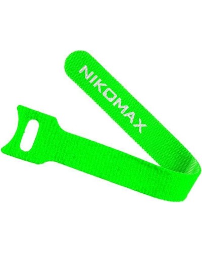 NMC-CTV150-12-SB-GN-10 (10шт). Стяжка-липучка с мягкой пряжкой. NIKOMAX в Челябинске