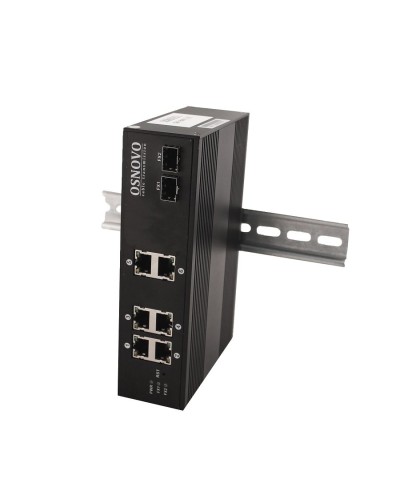 SW-8062/IC. Промышленный PoE коммутатор Gigabit Ethernet на 8 портов. OSNOVO в Челябинске