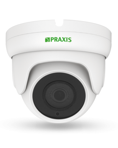 PE-7141IP 2.8. Видеокамера IP купольная. Praxis в Челябинске