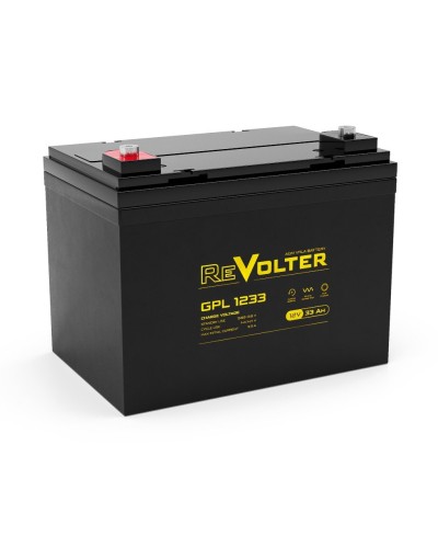 Revolter GPL 1233. Аккумулятор автомобильный герметичный свинцово-кислотный. Revolter в Челябинске