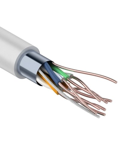 F/UTP, CAT 6, ZH нг(А)-HF, 4PR, 23AWG, INDOOR, SOLID, серый, 305м, REXANT (01-0167). Кабель «витая пара» (LAN) для структурированных систем связи. Rexant в Челябинске