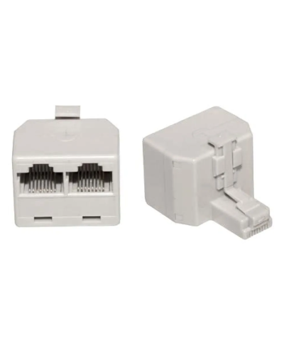 Двойник компьютерный UTP RJ-45(8P8C) (штекер - 2 гнезда) REXANT (03-0102): Кабельный соединитель в Челябинске