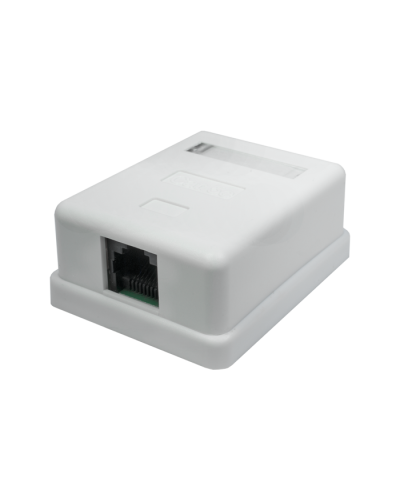 Розетка настенная RJ-45, 8P8C, Cat.5e, 1 порт UTP (10-0307): Компьютерная розетка в Челябинске