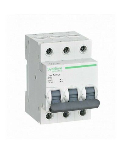 City9 Set 3P 16А 4.5kA С (C9F34316). Автоматический выключатель. Systeme Electric в Челябинске