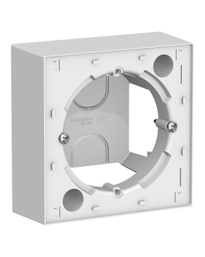 AtlasDesign коробка для наружного монтажа, белая (ATN000100). Коробка для наружного монтажа. Systeme Electric в Челябинске
