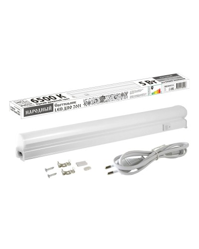 ДПО 2001 5 Вт, 6500К, IP40 (SQ0329-0112). Светильник LED. TDM ЕLECTRIC в Челябинске