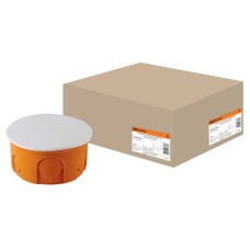Распаячная коробка СП D80х40мм, крышка, IP20, TDM (SQ1402-1007). Распаячная коробка СП. TDM ЕLECTRIC