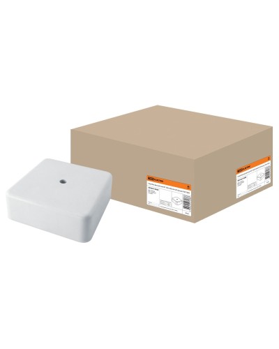 Коробка КР 100х100х44 ОП белая, IP40 (SQ1401-0209). Распаячная коробка. TDM ЕLECTRIC в Челябинске