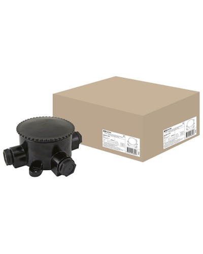 КЭМ 2-660-3 ОП D95мм IP65, 3-х рожковая (карболит) TDM (SQ1401-1101). Коробка электромонтажная. TDM ЕLECTRIC в Челябинске