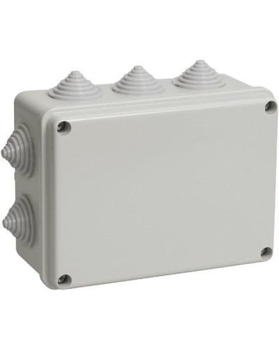 Коробка ОП 150х110х70мм, крышка, IP44, 10 гермовводов (SQ1401-1241). Распаячная коробка. TDM ЕLECTRIC в Челябинске