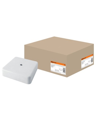 Коробка КР 100х100х29 ОП белая, IP40 (SQ1401-0207). Распаячная коробка. TDM ЕLECTRIC в Челябинске
