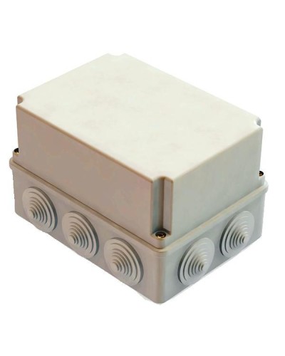 Коробка ОП 190х140х120мм, крышка, IP44, 10 гермовводов (SQ1401-1245). Распаячная коробка. TDM ЕLECTRIC в Челябинске