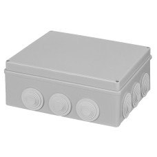 Распаячная коробка ОП 240х190х90мм, крышка, IP55, 12 гермовводов TDM (SQ1401-1143). Распаячная коробка ОП. TDM ЕLECTRIC
