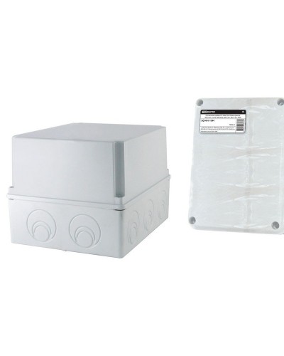 Коробка ОП 240х195х165мм, крышка, IP44, кабельные вводы d28-3шт, d37-2шт (SQ1401-1273). Распаячная коробка. TDM ЕLECTRIC в Челябинске