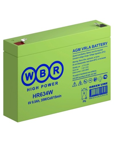 WBR HR634W. Аккумулятор герметичный свинцово-кислотный. WBR в Челябинске