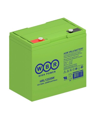 WBR HRL12220W. Аккумулятор герметичный свинцово-кислотный. WBR в Челябинске