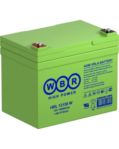 WBR HRL12150W. Аккумулятор герметичный свинцово-кислотный. WBR в Челябинске