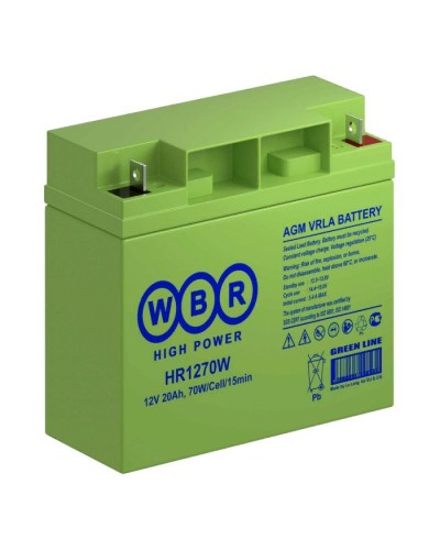 WBR HR1270W. Аккумулятор герметичный свинцово-кислотный. WBR в Челябинске