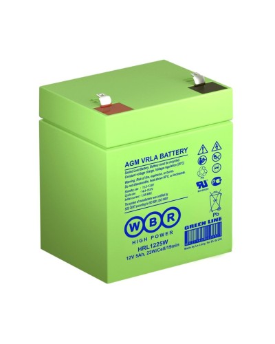 WBR HRL1225W. Аккумулятор герметичный свинцово-кислотный. WBR в Челябинске