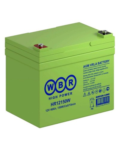 WBR HR12150W. Аккумулятор герметичный свинцово-кислотный. WBR в Челябинске