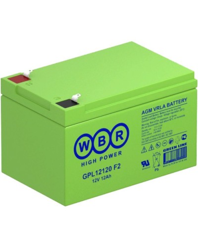 WBR GPL12120 F2. Аккумулятор герметичный свинцово-кислотный. WBR в Челябинске