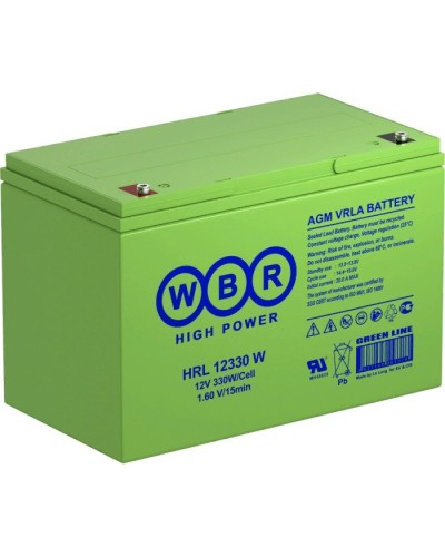 WBR HRL12330W. Аккумулятор герметичный свинцово-кислотный. WBR в Челябинске