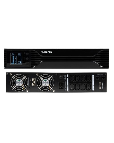 RAPAN-UPS 3000 RACK+4х9Ah (RAPAN-UPS 3000-RACK-IN-4х9-E) (8960). Бесперебойный источник питания. Бастион в Челябинске