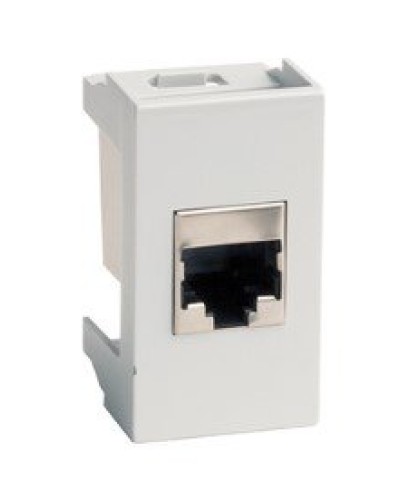 Розетка RJ-45 Viva 1 модуль серая (45138): Розетка компьютерная с одним разъёмом в Челябинске