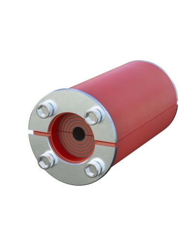 Проходка круглая, нержавеющая, D31х40 мм для кабелей D4-17 мм (DXF3112): Проходка круглая, нержавеющая в Челябинске