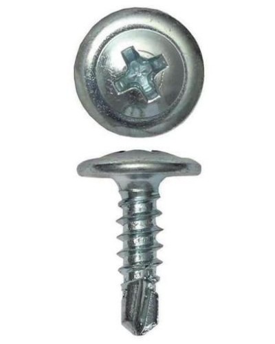 Саморез с пресс-шайбой 4.2х32 со сверлом (200 шт) (CM274032). Саморез с пресс-шайбой. ДКС в Челябинске