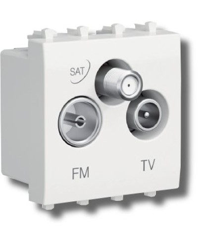 Розетка TV-FM-SAT Avanti 1 модуль белое облако (4400532): Розетка TV-FM-SAT в Челябинске