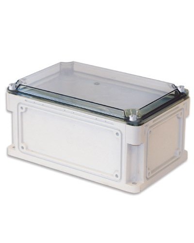 Корпус RAM box 400х200х146, высота крышки 21 мм, IP67 (542211). Корпус с фланцами и прозрачной крышкой, без монтажной платы. ДКС в Челябинске