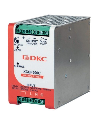Источник питания однофазный, 500Вт, 10А, 48В (XCSF500D). Источник питания OPTIMAL POWER однофазный, с ORing диодом. ДКС в Челябинске