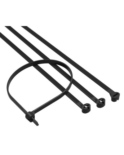 Хомут 4,8x200 P6.6, черный (100шт) (21315SR): Хомут с двойным замком в Челябинске