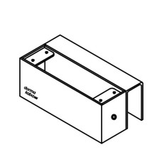 DBA-101 Glass Comfort. Комплект монтажный для цельностеклянной створки, для совместной работы с замком DB100.. dormakaba