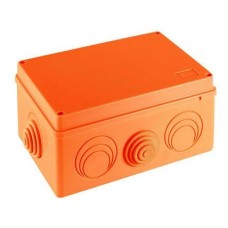 Коробка JBS210 210х150х100, 8 вых., 9P (0,15-2,5мм²) (43036HF): Коробка монтажная, огнестойкая, без галогена