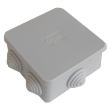 Коробка JBS080 85х85х50, 6 вых., IP44, белая (44066W-1). Коробка монтажная. Экопласт