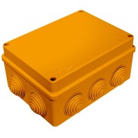 Коробка JBS150 150х110х70, 10 вых., 8P (1,5…4мм²) (43119HF): Коробка монтажная, огнестойкая, без галогена