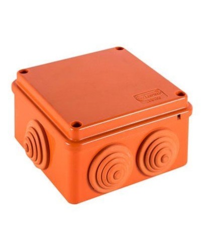 Коробка JBS100 100х100х55, 6 вых., 9P (0,15…4мм²) (43457HF): Коробка монтажная, огнестойкая, без галогена в Челябинске