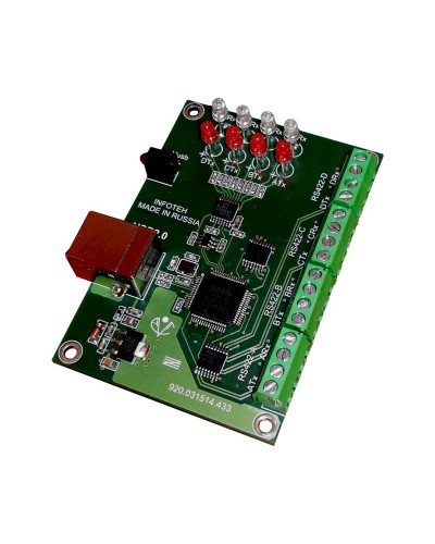 AVT-USB/4RS422. Промышленный преобразователь USB в RS-422. Инфотех в Челябинске
